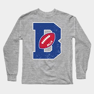 Big Bold Buffalo Bills Monogram Long Sleeve T-Shirt